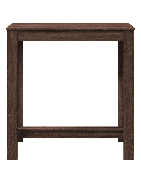 Tavolo da Bar Rovere Marrone 102x50x103,5 cm Legno Multistrato