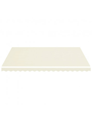 Tessuto di Ricambio per Tenda da Sole Crema 4,5x3,5 m