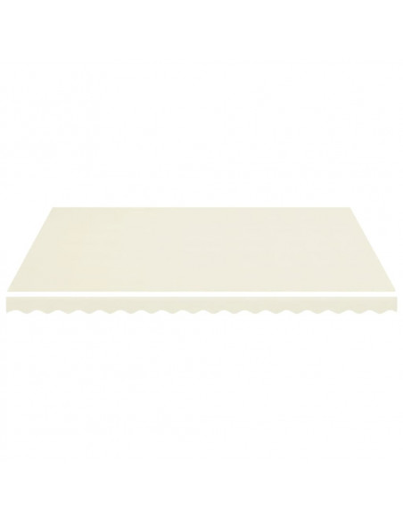 Tessuto di Ricambio per Tenda da Sole Crema 4,5x3,5 m