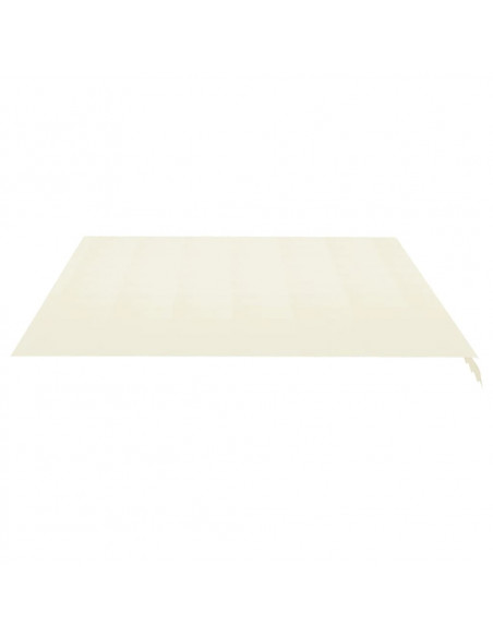 Tessuto di Ricambio per Tenda da Sole Crema 4,5x3,5 m