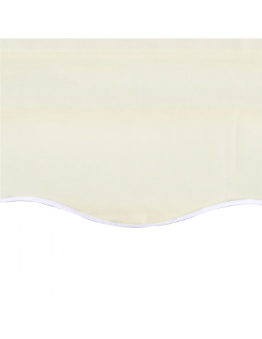 Tessuto di Ricambio per Tenda da Sole Crema 4,5x3,5 m