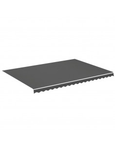 Tessuto di Ricambio Tenda da Sole Antracite 5x3,5 m 2