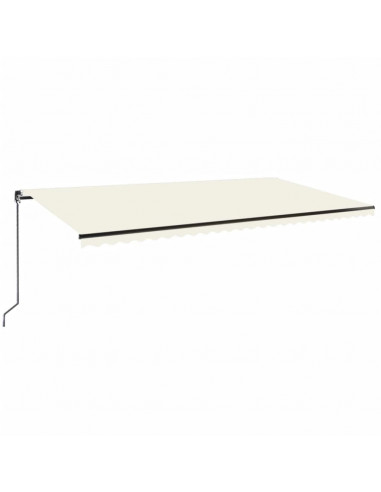 Tenda da Sole Retrattile Manuale 600x350 cm Crema