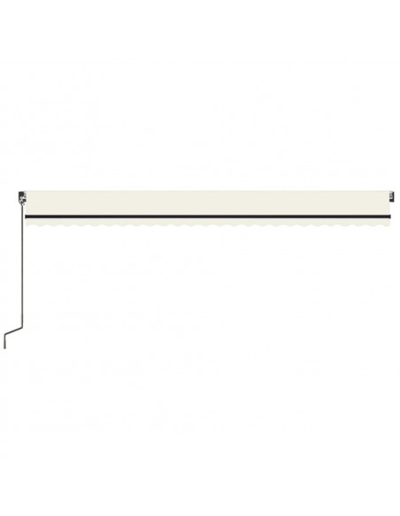 Tenda da Sole Retrattile Manuale 600x350 cm Crema