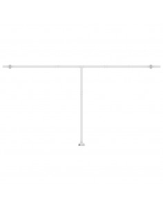 Tenda Automatica con Sensore Vento LED 600x300 cm Gialla Bianca 2