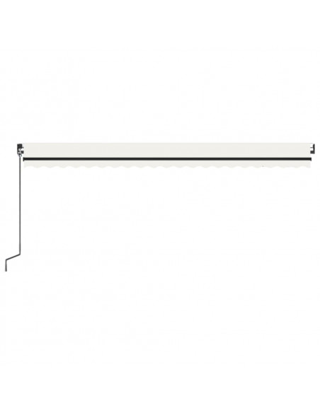 Tenda da Sole Retrattile Manuale 500x350 cm Crema
