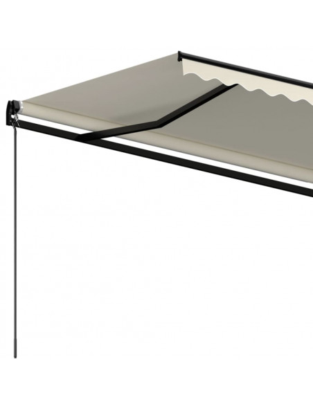 Tenda da Sole Retrattile Manuale 500x350 cm Crema
