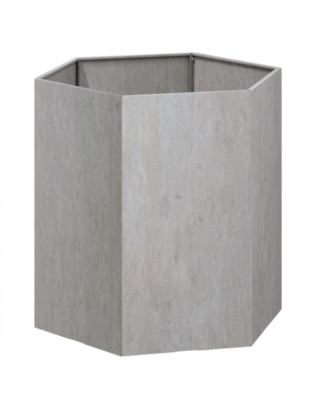 Fioriera Ruggine 40x40x45 cm Acciaio Corten