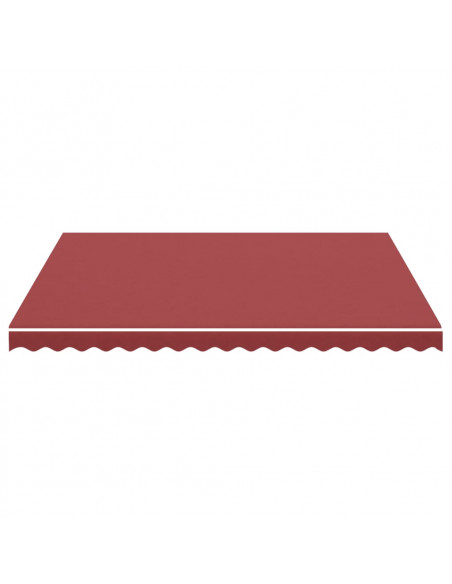 Tessuto di Ricambio per Tenda da Sole Rosso Borgogna 4x3,5 m