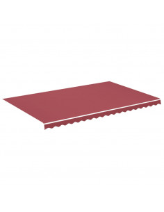 Tessuto di Ricambio per Tenda da Sole Rosso Borgogna 5x3 m 2