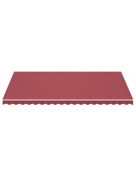 Tessuto di Ricambio per Tenda da Sole Rosso Borgogna 5x3 m