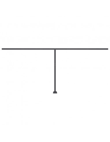 Tenda da Sole Autoportante Automatica 500x300 cm Gialla Bianca