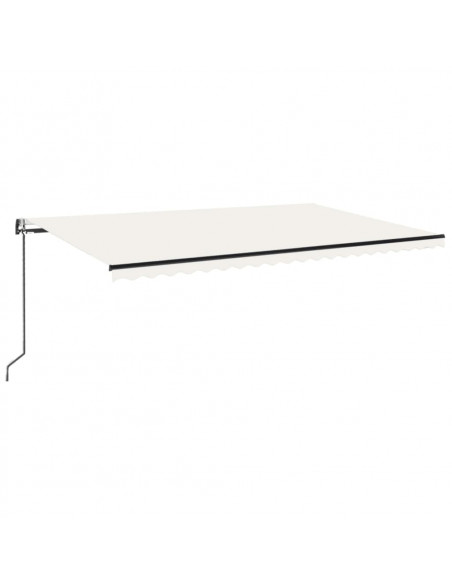 Tenda da Sole Retrattile Automatica 500x300 cm Crema