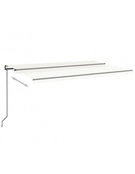 Tenda da Sole Retrattile Automatica 500x300 cm Crema