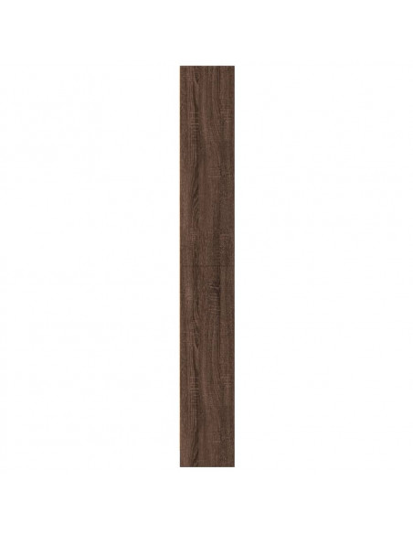 Libreria Rovere Marrone 60x24x176 cm in Legno Multistrato