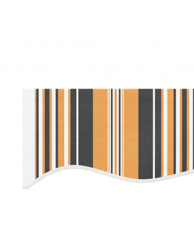Tessuto di Ricambio per Tenda Strisce Multicolore 4x3,5 m