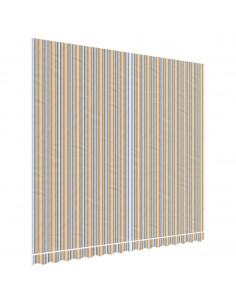 Tessuto di Ricambio per Tenda Strisce Multicolore 4x3,5 m 2
