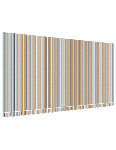 Tessuto di Ricambio per Tenda Strisce Multicolore 6x3 m