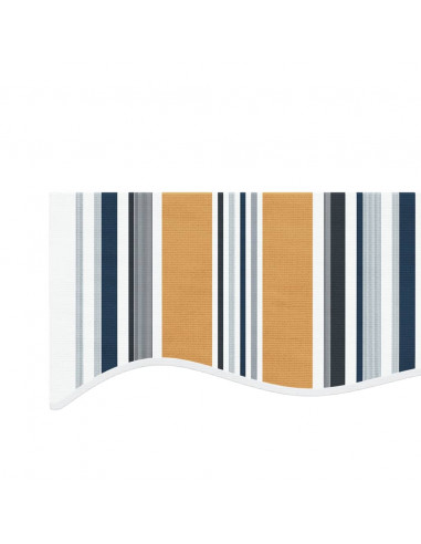 Tessuto di Ricambio per Tenda Strisce Multicolore 6x3 m