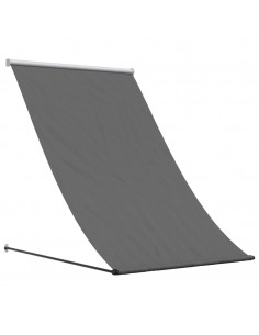 Tenda da Sole Retrattile Antracite 150x150 cm Tessuto e Acciaio 2