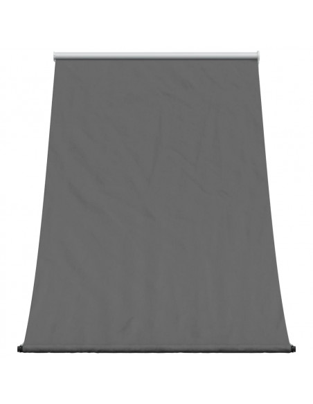 Tenda da Sole Retrattile Antracite 100x150 cm Tessuto e Acciaio