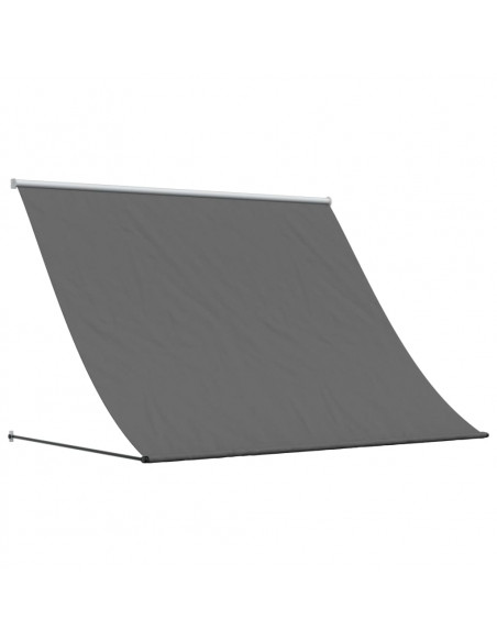 Tenda da Sole Retrattile Antracite 200x150 cm Tessuto e Acciaio