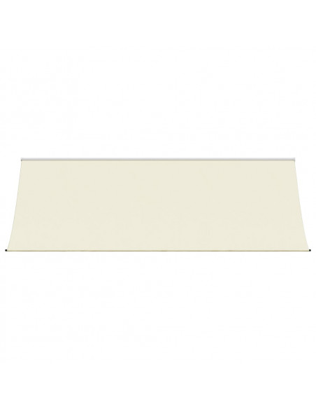 Tenda da Sole Retrattile Crema 350x150 cm in Tessuto e Acciaio