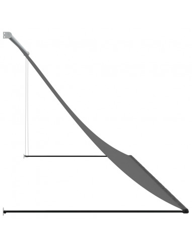 Tenda da Sole Retrattile Antracite 300x150 cm Tessuto e Acciaio