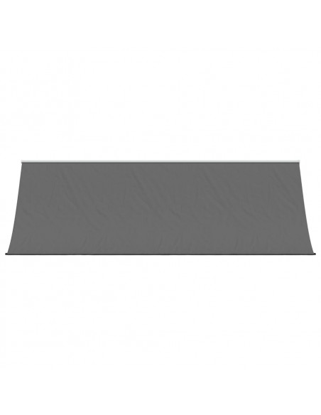 Tenda da Sole Retrattile Antracite 400x150 cm Tessuto e Acciaio