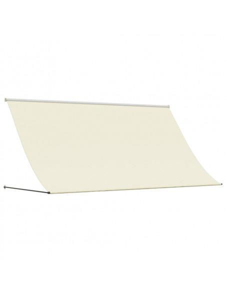Tenda da Sole Retrattile Crema 300x150 cm in Tessuto e Acciaio