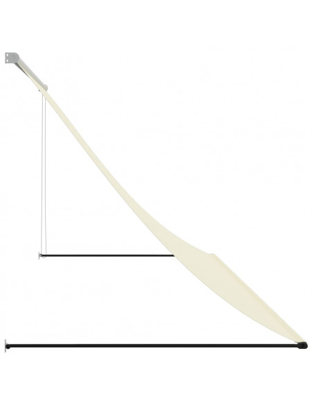 Tenda da Sole Retrattile Crema 300x150 cm in Tessuto e Acciaio