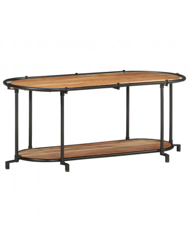 Mobile Porta TV 100x42x40 cm in Legno Massello di Acacia