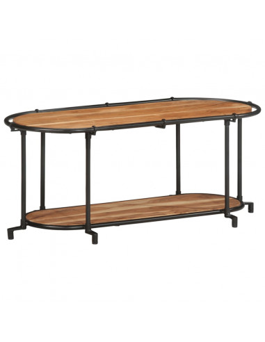 Mobile Porta TV 100x42x40 cm in Legno Massello di Acacia