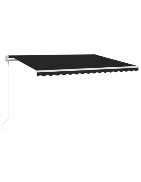Tenda Automatica con Sensore Vento e LED 400x300 cm Antracite