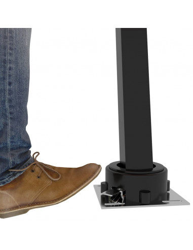 Tenda da Sole Retrattile Manuale LED 500x350 cm Blu e Bianca