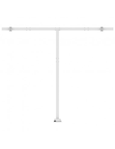 Tenda da Sole Retrattile Manuale con LED 400x300 cm Antracite