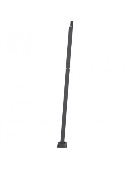 Tenda da Sole Retrattile Manuale con LED 600x300 cm Antracite