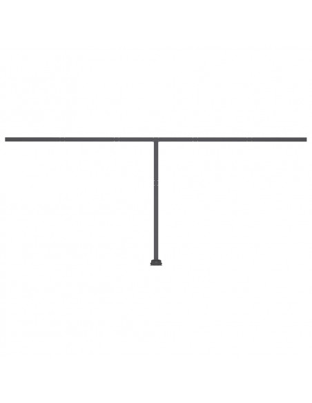 Tenda da Sole Autoportante Manuale 600x300 cm Antracite