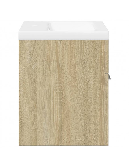Mobile da Bagno con Lavabo Integrato Rovere Sonoma