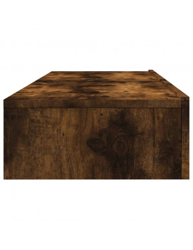 Mobili Porta TV con Luci LED 2 pz Rovere Fumo 60x35x15,5 cm