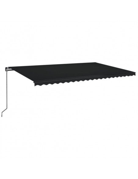 Tenda da Sole Retrattile Manuale 500x350 cm Antracite