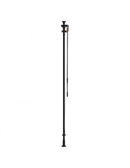 Tenda a Rullo Esterno Arancio Bianca 100x270cm Tessuto Acciaio
