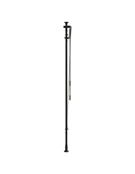 Tenda a Rullo Esterno Gialla e Bianca 150x270cm Tessuto Acciaio
