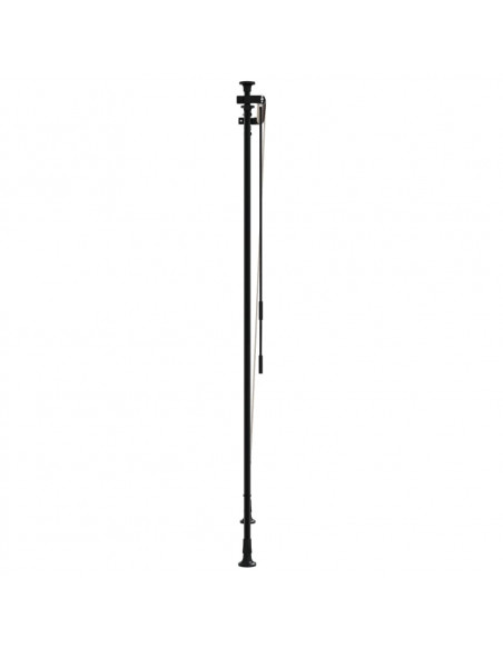 Tenda a Rullo Esterno Gialla e Bianca 100x270cm Tessuto Acciaio