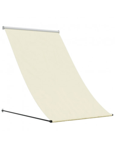 Tenda da Sole Retrattile Crema 150x150 cm in Tessuto e Acciaio