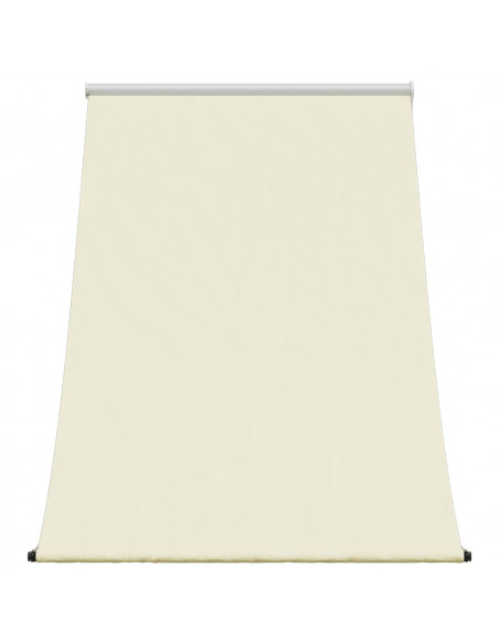Tenda da Sole Retrattile Crema 150x150 cm in Tessuto e Acciaio