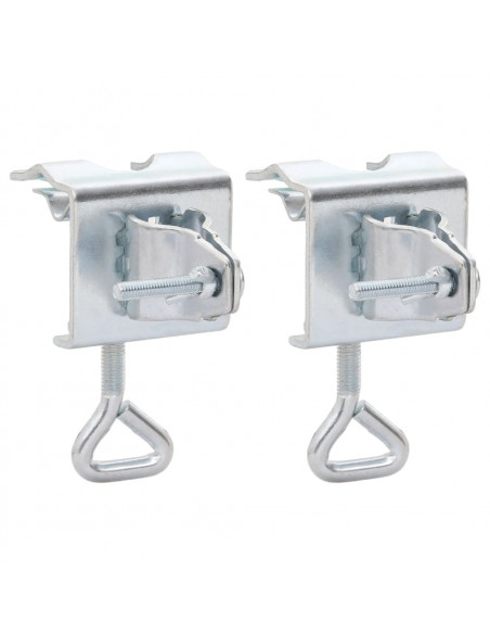 Morsetti per Ombrelloni da Balcone 2pz 32 mm in Acciaio Zincato