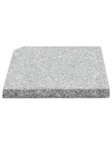 Piastra per Parasole in Granito Quadrata 25 kg Grigia
