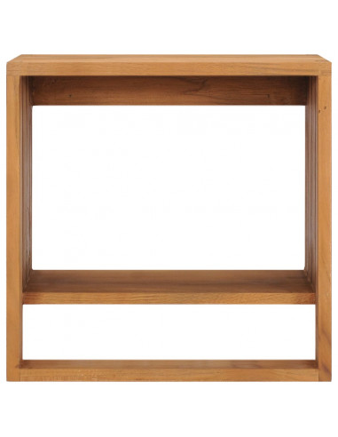 Porta Asciugamani a Parete 35x20x35 cm in Massello di Teak
