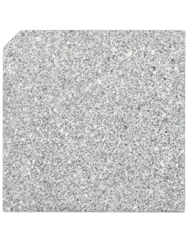 Piastra per Parasole in Granito Quadrata 25 kg Grigia